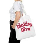 Pickleball Dinking Diva Large Tote for Gear - Roomy Sustainable Accessory