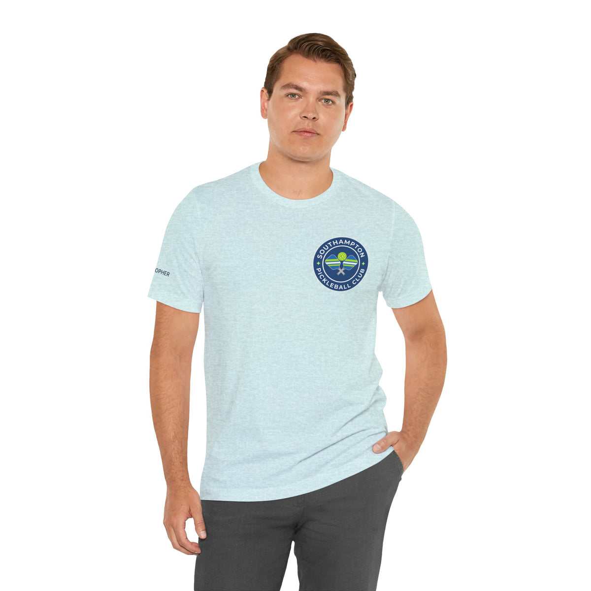 Personalized Pickleball T-Shirt | Custom Club & League Tee - Product Photo - PeaMacTees
