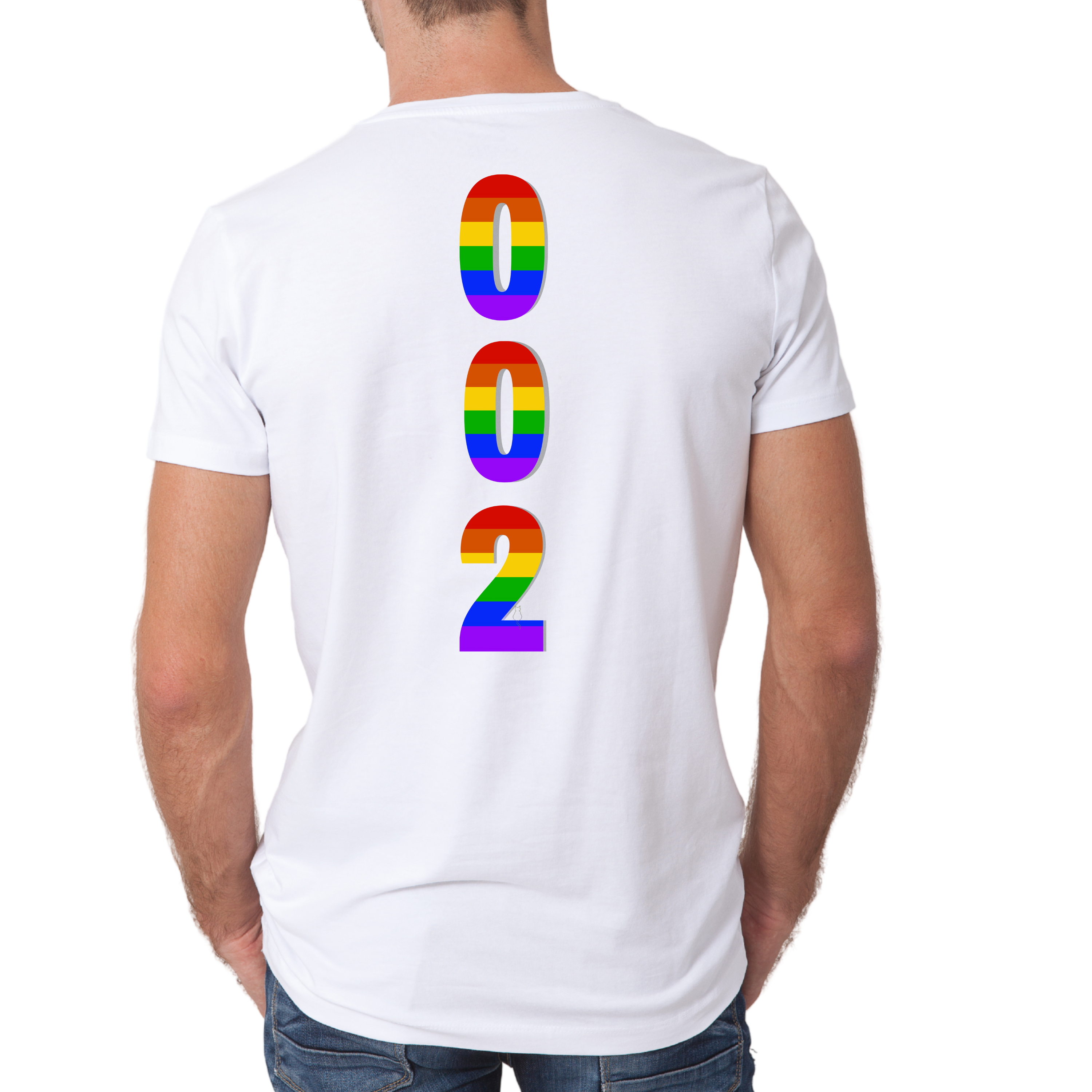 Unisex Moisture Wicking Performance Tee | 002 Collection - Rainbow Pickleball  T-Shirt  | LGBTQ2 Boutique | Pride Gift for Men & Women
