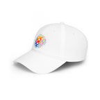 Matrix Burst Pickleball Cap, low profile cotton baseball hat by Printify, featuring a vibrant burst design and curved brim.