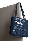 GMO-free Pickler Tote Bag for female pickleball players, featuring a stylish design, made by Printify for sports and active use.
