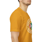 LGBTQ2 pride T-shirt featuring a colorful pickleball design, casual fit, printed by Printify, perfect for celebrating pride and sports.