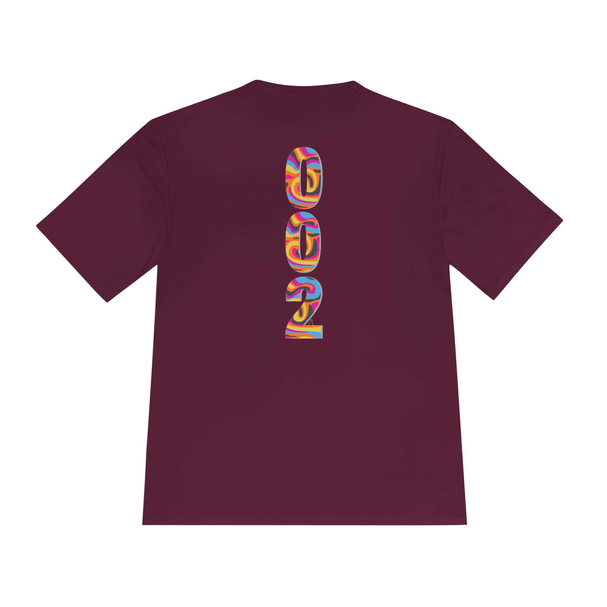 Unisex Pickleball T-Shirt with psychedelic print by Printify, featuring vibrant colors and a casual, comfortable fit.