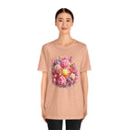 Peony Pickleball Tee — Premium Cotton Unisex T-Shirt