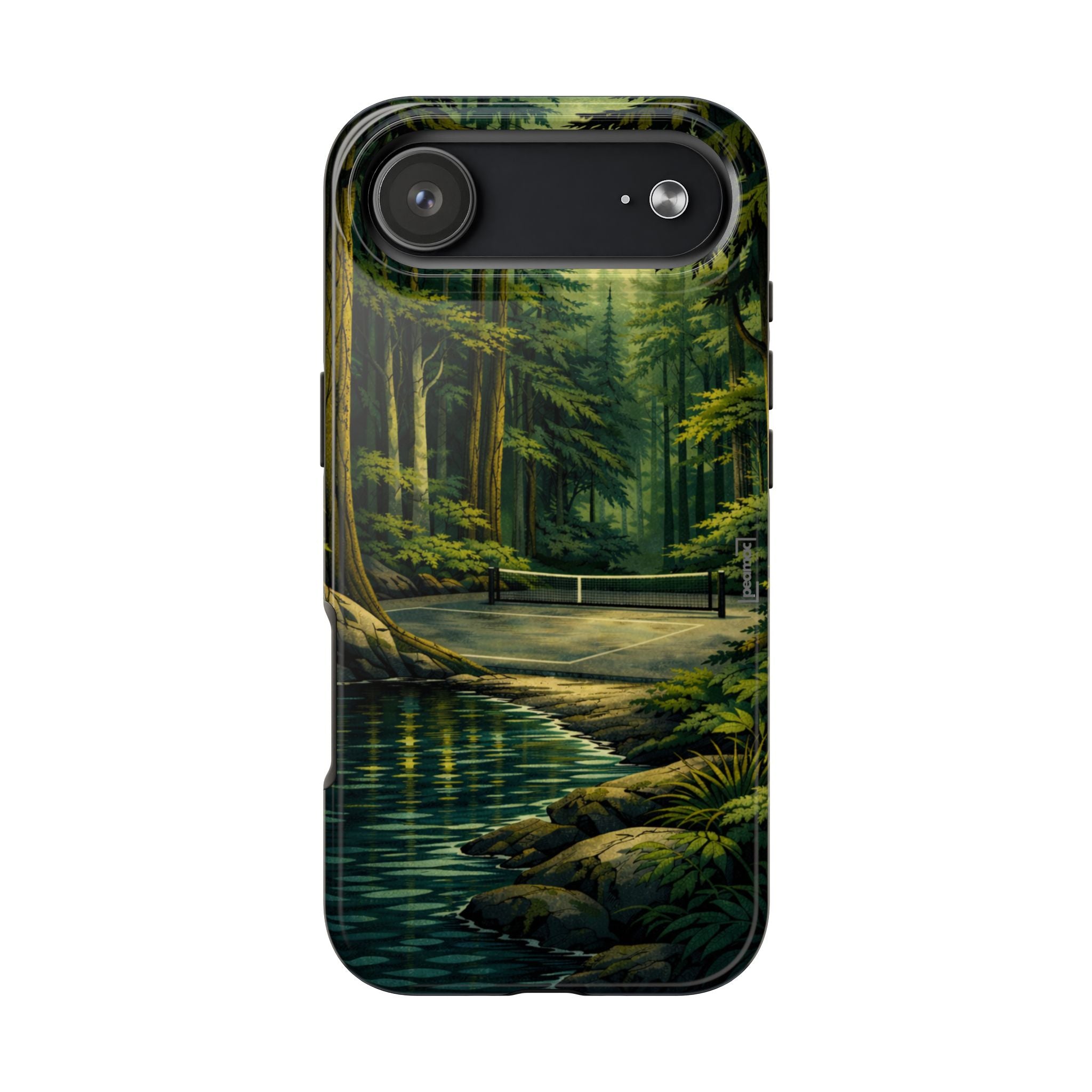 Hidden Forest Pickleball Phone Case – Bainbridge Island Inspired | Compatible with iPhone and Samsung smartphones | Matte or Glossy