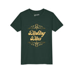 Kids' Youth Dinking Diva T-shirt with gold filigree pickleball graphic, colorful kids' clothing from Printify.
