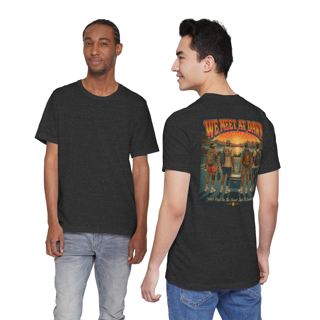 We Meet at Dawn Pickleball T-Shirt — Premium Unisex Lifestyle Tee