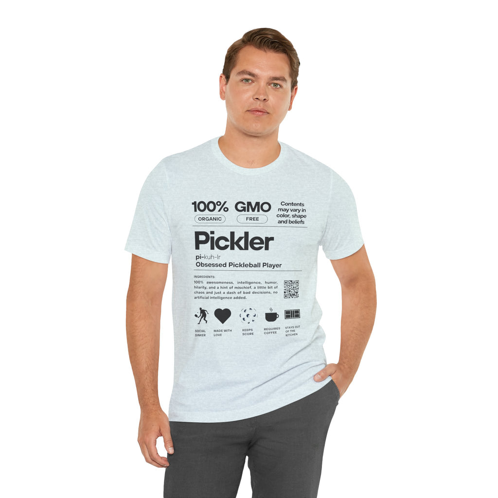 Pickler Funny Definitions T-Shirt - Men's Pickleball Tee - Premium Lightweight Activewear