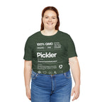 Women's Pickler Funny Definitions T-Shirt with white text, lightweight activewear perfect for pickleball enthusiasts.