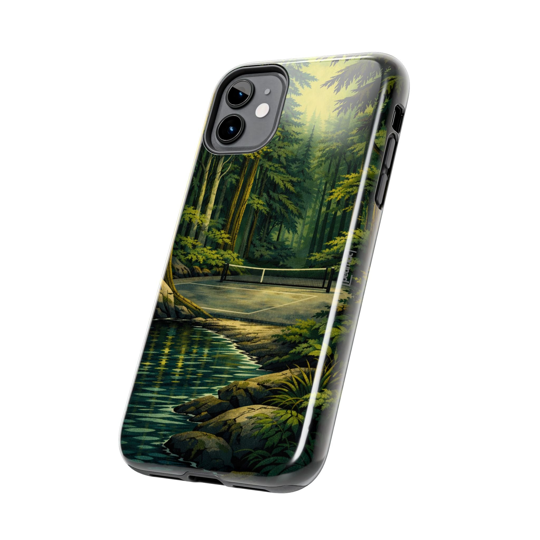 Hidden Forest Pickleball Phone Case – Bainbridge Island Inspired | Compatible with iPhone and Samsung smartphones | Matte or Glossy