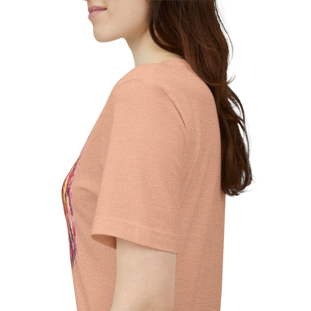Peony Pickleball Tee — Premium Cotton Unisex T-Shirt