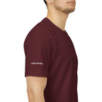 Personalized pickleball T-shirt by Printify featuring custom name sleeve and club logo on the back, designed for pickleball players.