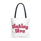 Pickleball Dinking Diva Large Tote for Gear - Roomy Sustainable Accessory