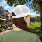 The Best Part of My Day Embroidered Pickleball Trucker Hat back female