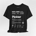 Women's Pickler Funny Definitions T-Shirt featuring white text, lightweight activewear, perfect for pickleball enthusiasts by Printify.