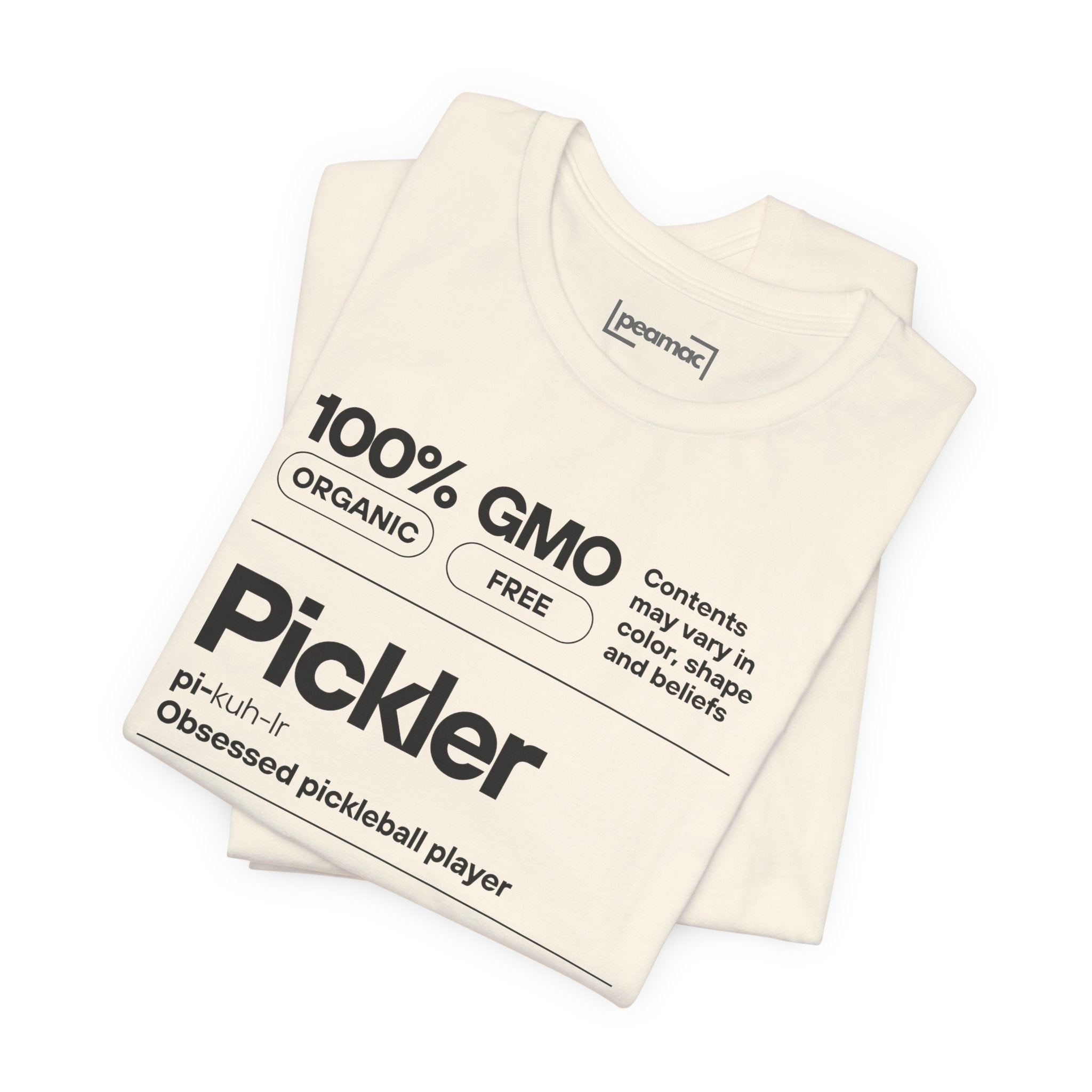 Women's Pickler Funny Definitions T-Shirt by Printify featuring black lightweight activewear with humorous pickleball-themed text.