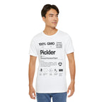 Men's black Pickler Funny Definitions T-Shirt with pickleball-themed text, premium lightweight activewear by Printify.