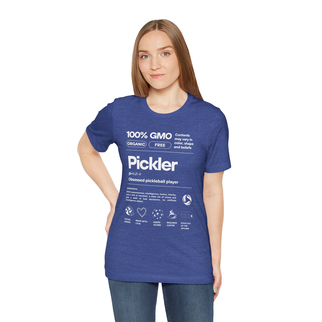 Pickler Funny Definitions T-Shirt - Women's Pickleball Tee - Premium Lightweight Activewear
