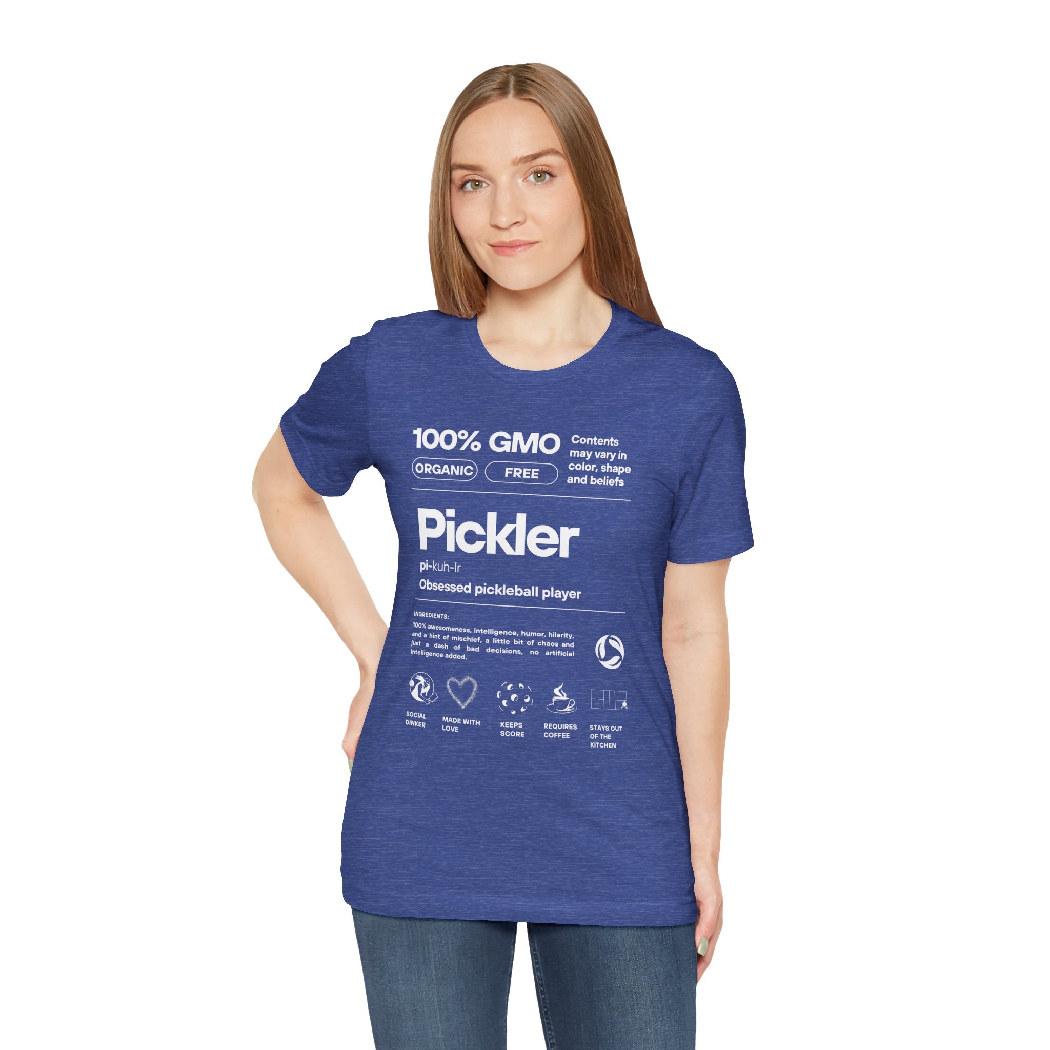 Pickler Funny Definitions T-Shirt - Women's Pickleball Tee - Premium Lightweight Activewear