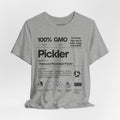 Men's black Pickler Funny Definitions T-Shirt featuring pickleball-themed text, lightweight activewear by Printify.