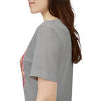 Peony Pickleball Tee by Printify, premium cotton unisex T-shirt with a colorful peony pickleball design on front.