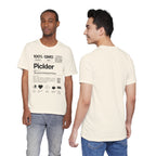Pickler Funny Definitions T-Shirt - Men's Pickleball Tee - Premium Lightweight Activewear