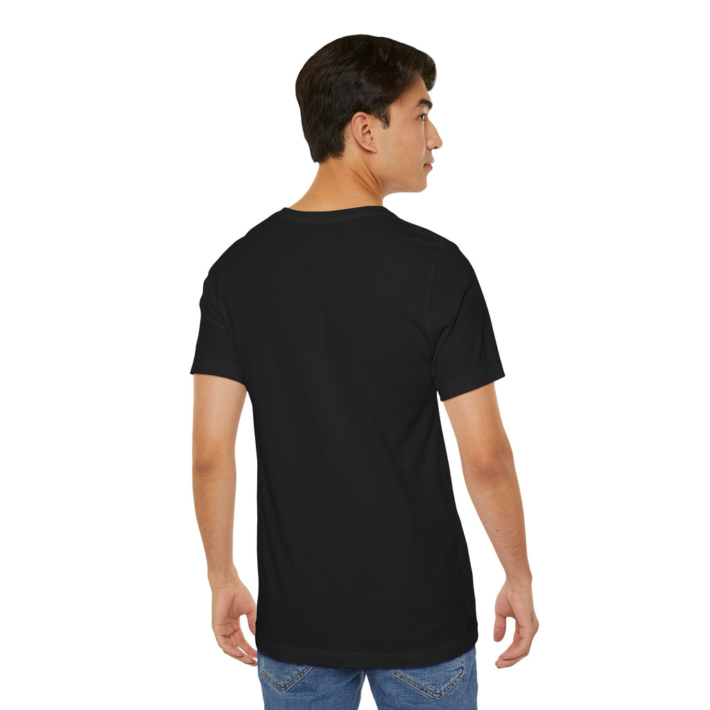 Green Matrix Burst Pickleball T-Shirt with retro court graphic, casual t-shirt by Printify, showcasing vibrant design on front.