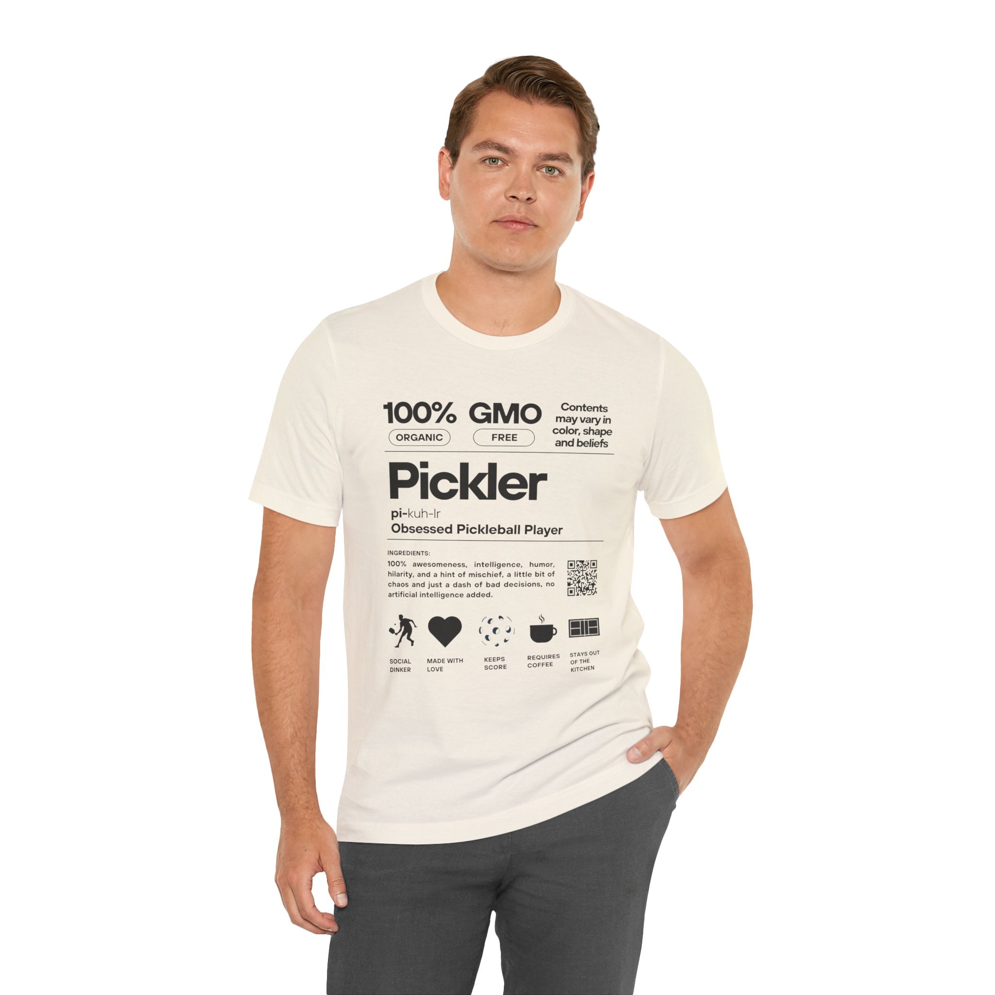Pickler Funny Definitions T-Shirt - Men's Pickleball Tee - Premium Lightweight Activewear