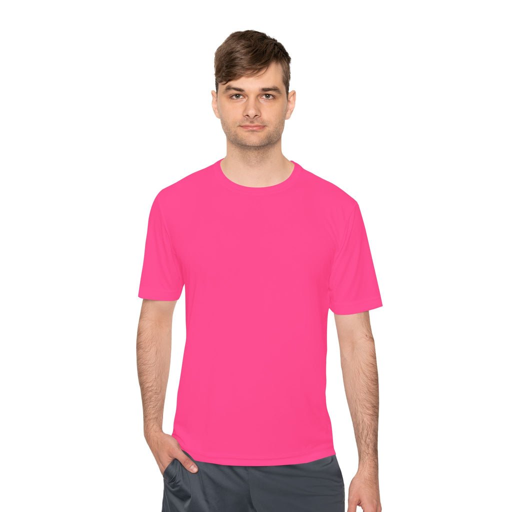 Unisex Printify Pickleball T-shirt in game-start green with moisture-wicking fabric, designed for active performance.