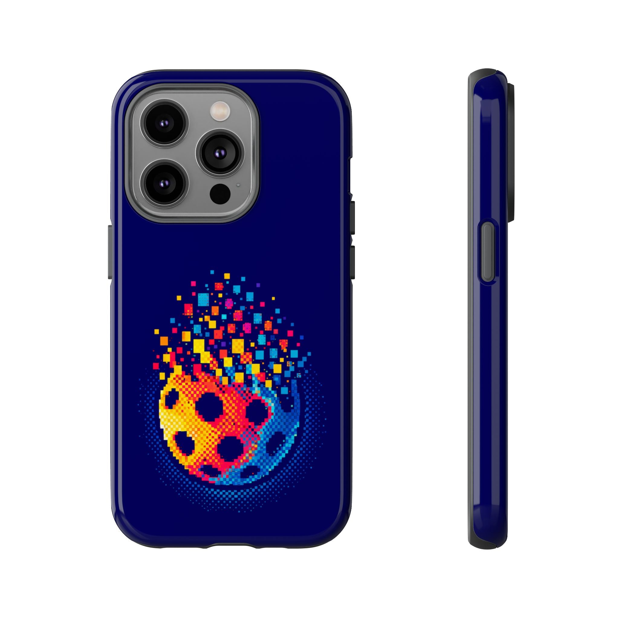 Pixelated Pickleball Phone Case —  Compatible with iPhone, Samsung & Google Pixel-PeaMac Tees