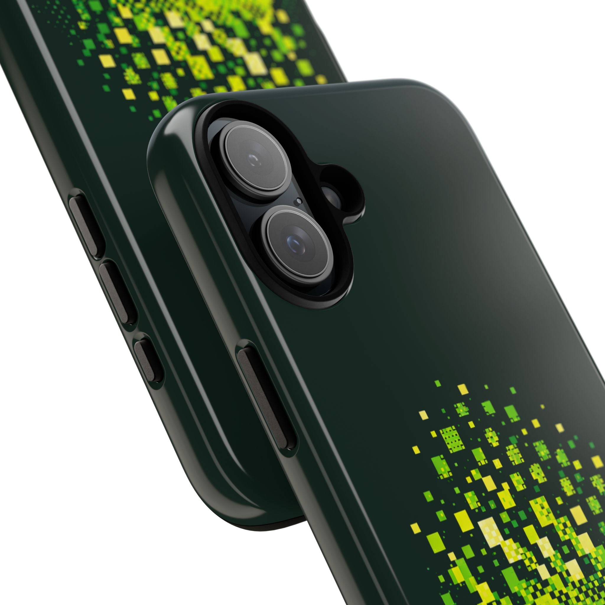 Pixelated Pickleball Electric Green Phone Case —  Compatible with iPhone, Samsung & Google Pixel-PeaMac Tees