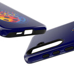 Matrix Burst Pickleball phone case for iPhone, Samsung, and Google Pixel featuring colorful pickleball design by Printify.