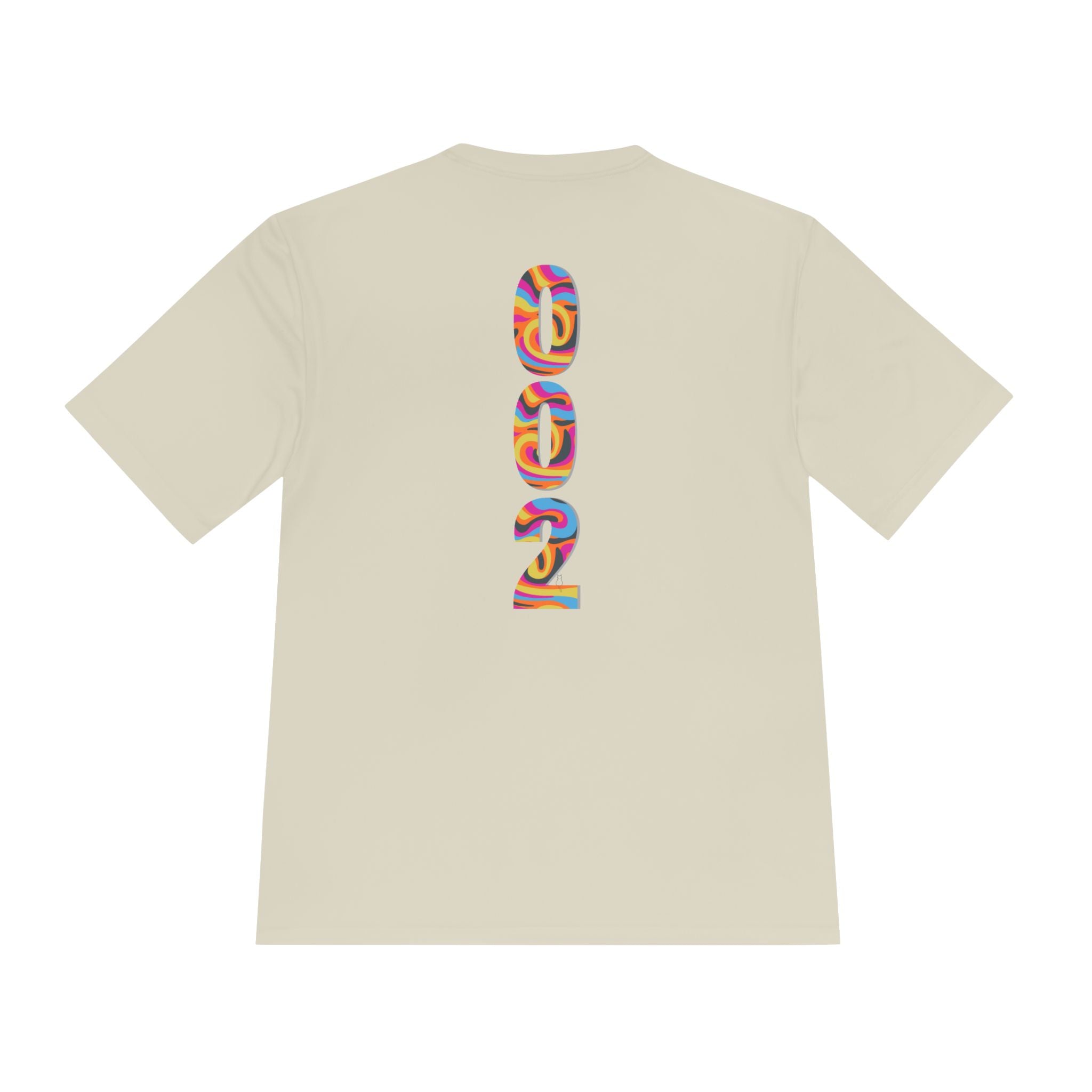 Unisex psychedelic pickleball T-shirt from Printify featuring vibrant, colorful abstract print on comfortable fabric.