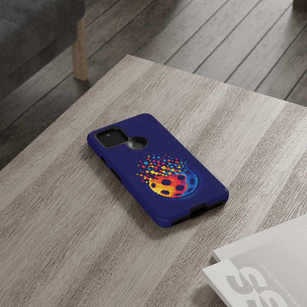 Pixelated Pickleball Phone Case —  Compatible with iPhone, Samsung & Google Pixel-PeaMac Tees