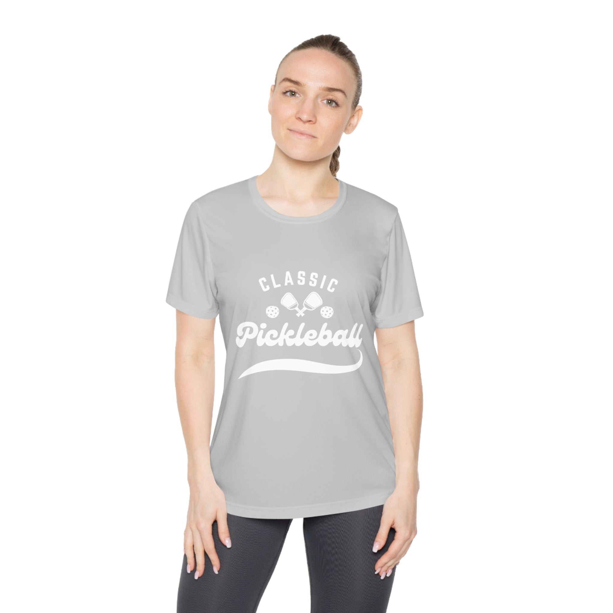 Women's Moisture Wicking Performance Classic Pickleball T-Shirt | Lightweight Activewear | Gift for Players & Friends