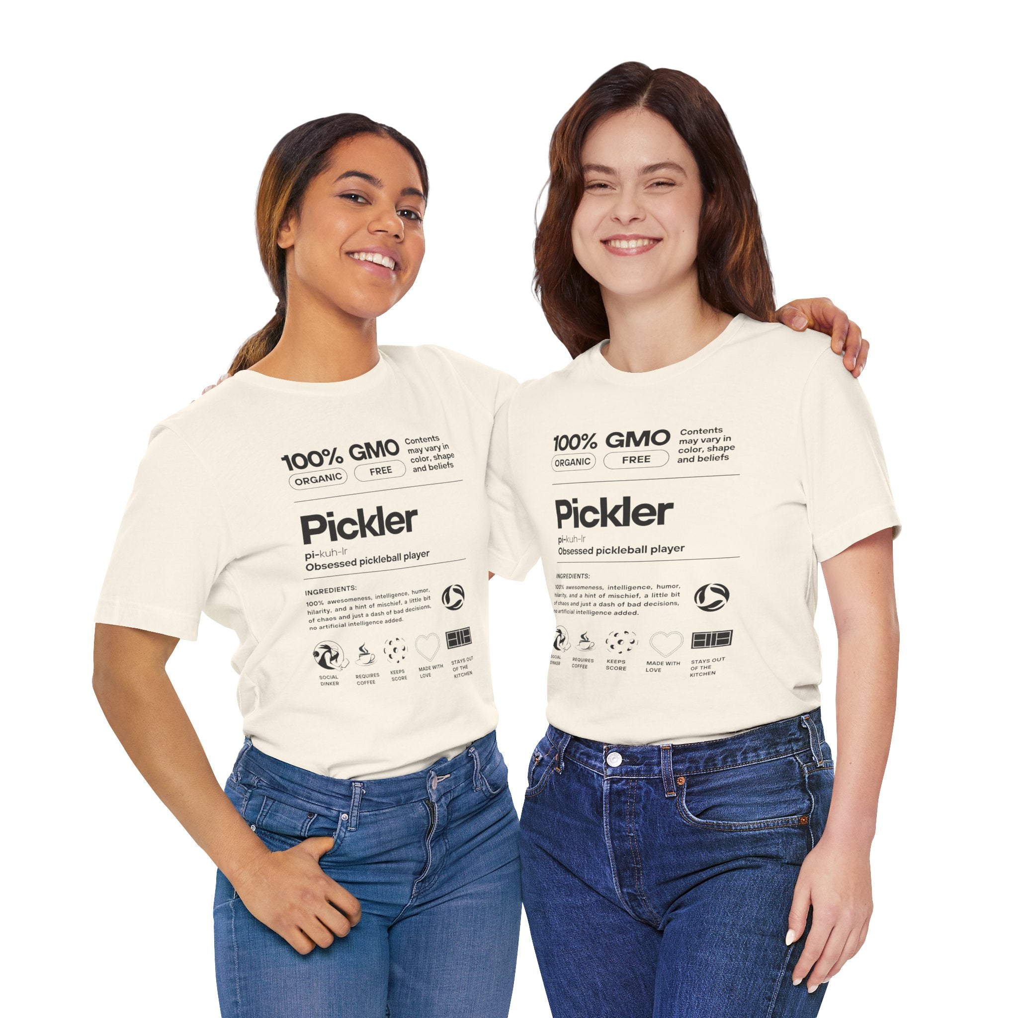 Pickler Funny Definitions T-Shirt - Women's Pickleball Tee - Premium Lightweight Activewear