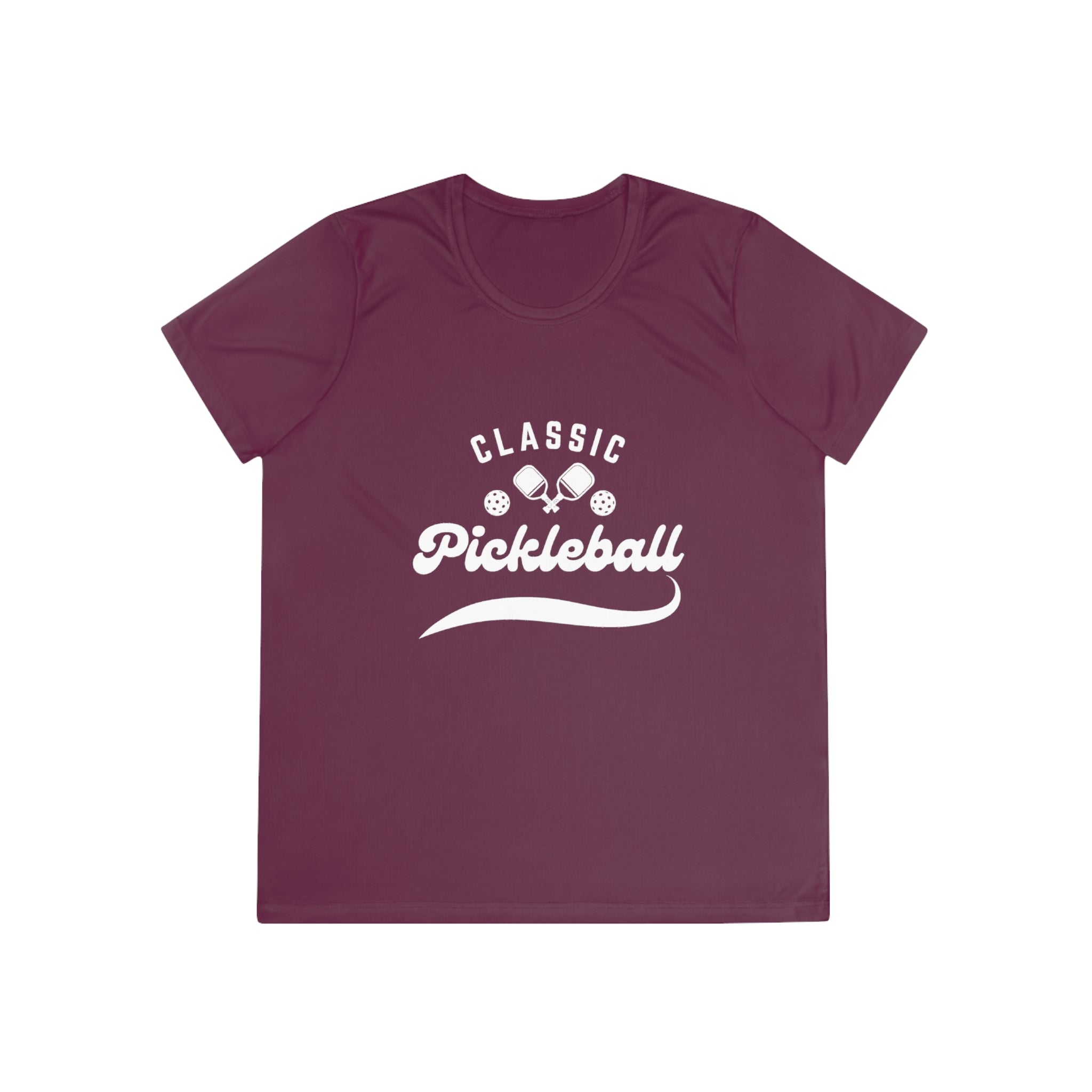 Women's Moisture Wicking Performance Classic Pickleball T-Shirt | Lightweight Activewear | Gift for Players & Friends