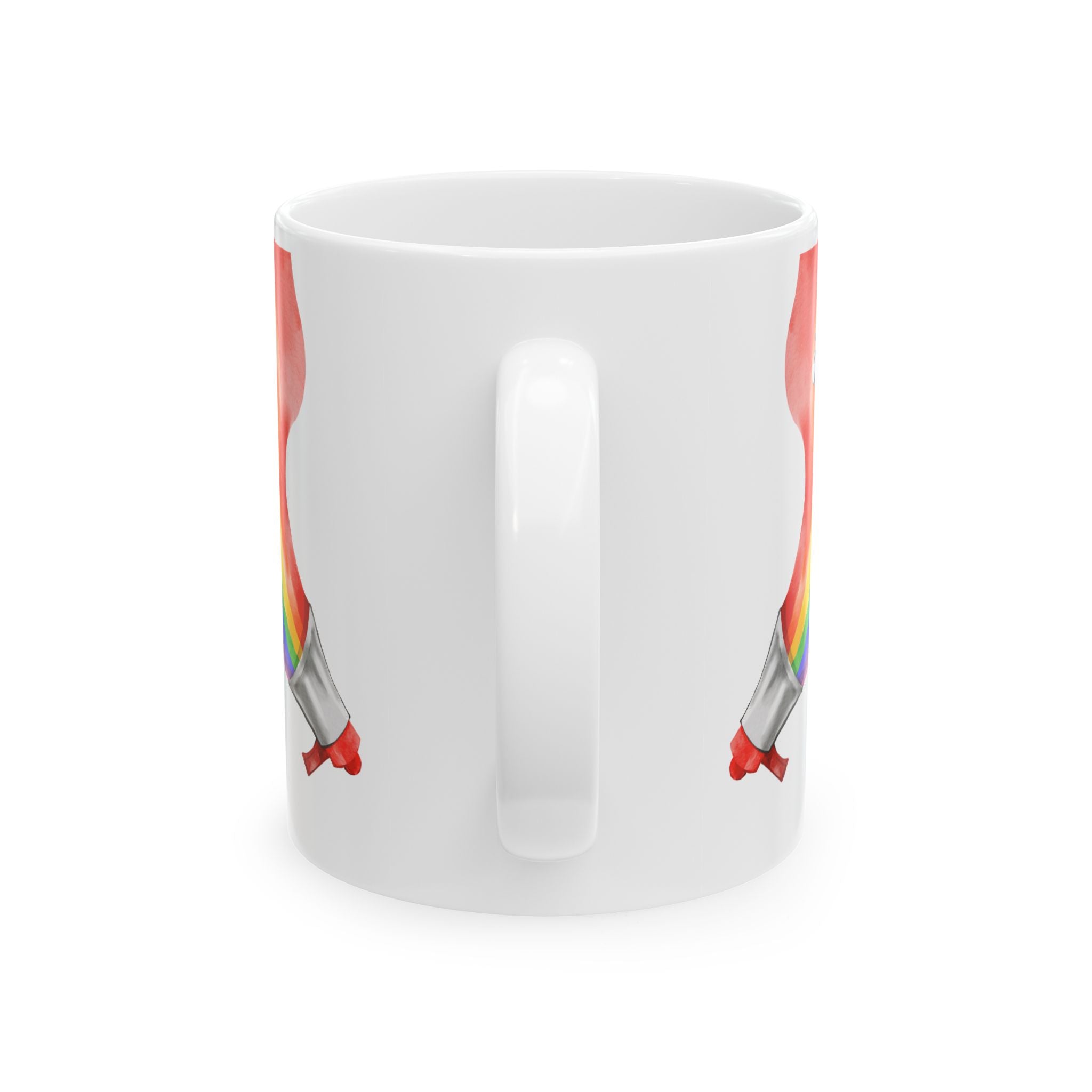 Let's Play Pickleball Rainbow Mug | Loud & Proud 11oz and 15oz | Pride-ware, LGBTQ2 Boutique