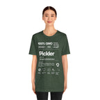 Women's Pickler Funny Definitions T-Shirt with white text, lightweight activewear, perfect for pickleball enthusiasts.