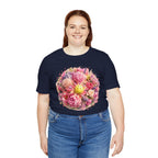 Peony Pickleball Tee — Premium Cotton Unisex T-Shirt