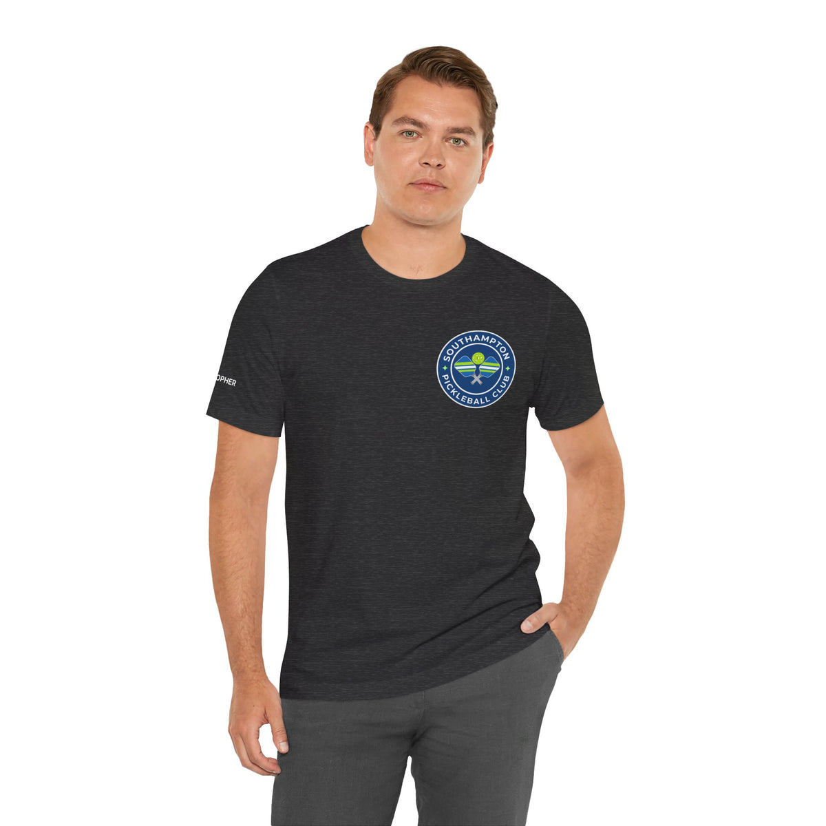 Personalized Pickleball T-Shirt | Custom Club & League Tee - Product Photo - PeaMacTees