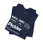 Men's Pickler Funny Definitions T-Shirt featuring white text, lightweight activewear, perfect for pickleball enthusiasts.