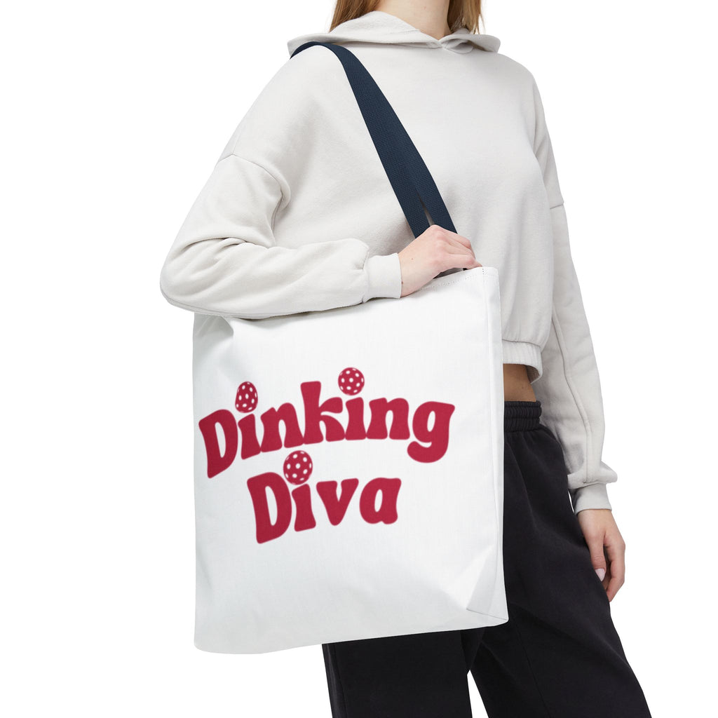 Pickleball Dinking Diva Large Tote for Gear - Roomy Sustainable Accessory