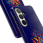 Matrix Burst Pickleball phone case for iPhone, Samsung, and Google Pixel featuring colorful pickleball design.