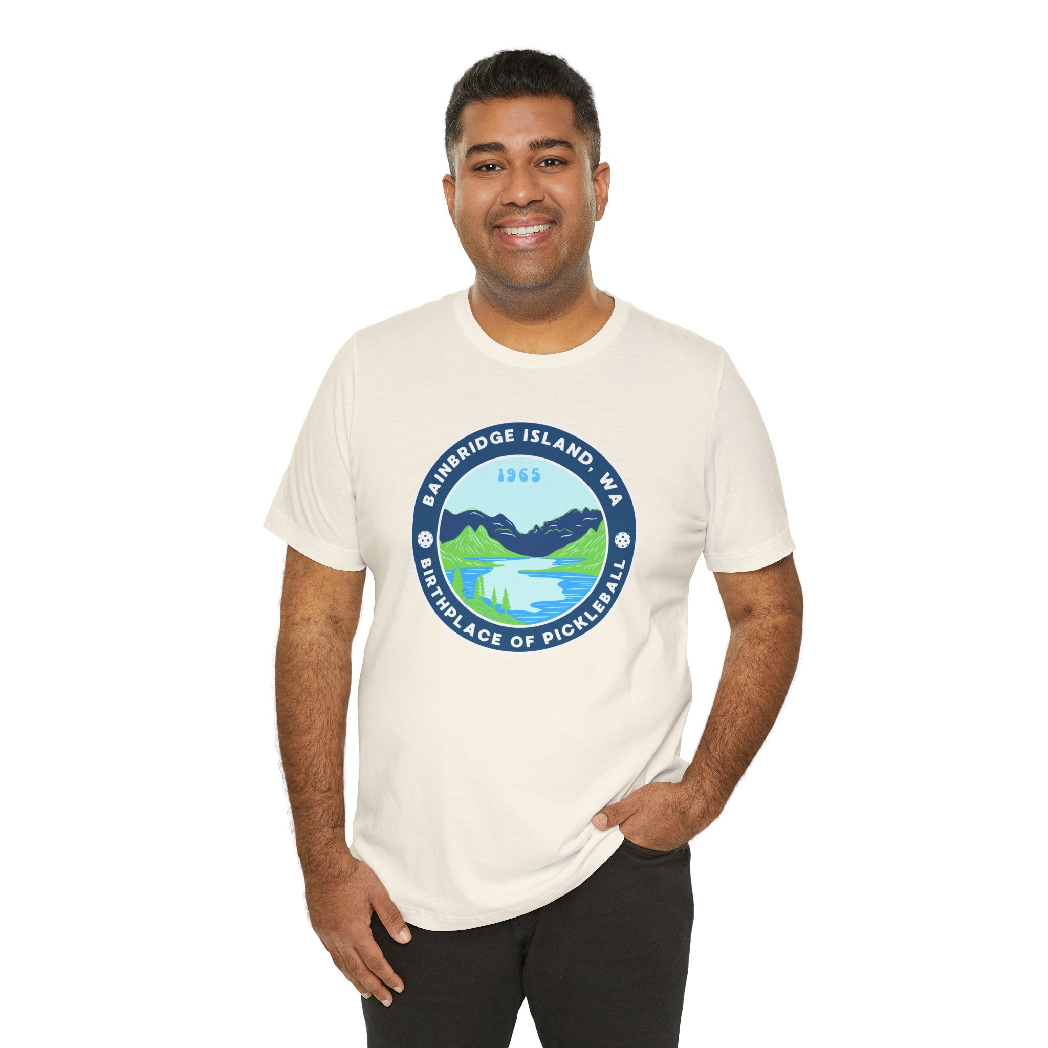 Unisex Bainbridge Island WA Birthplace of Pickleball T-Shirt | Premium Activewear Tee | Gift for Men & Women
