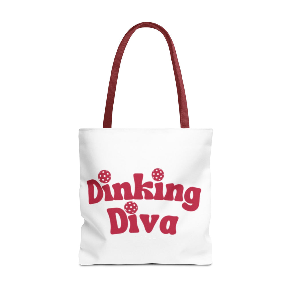 Pickleball Dinking Diva Large Tote for Gear - Roomy Sustainable Accessory