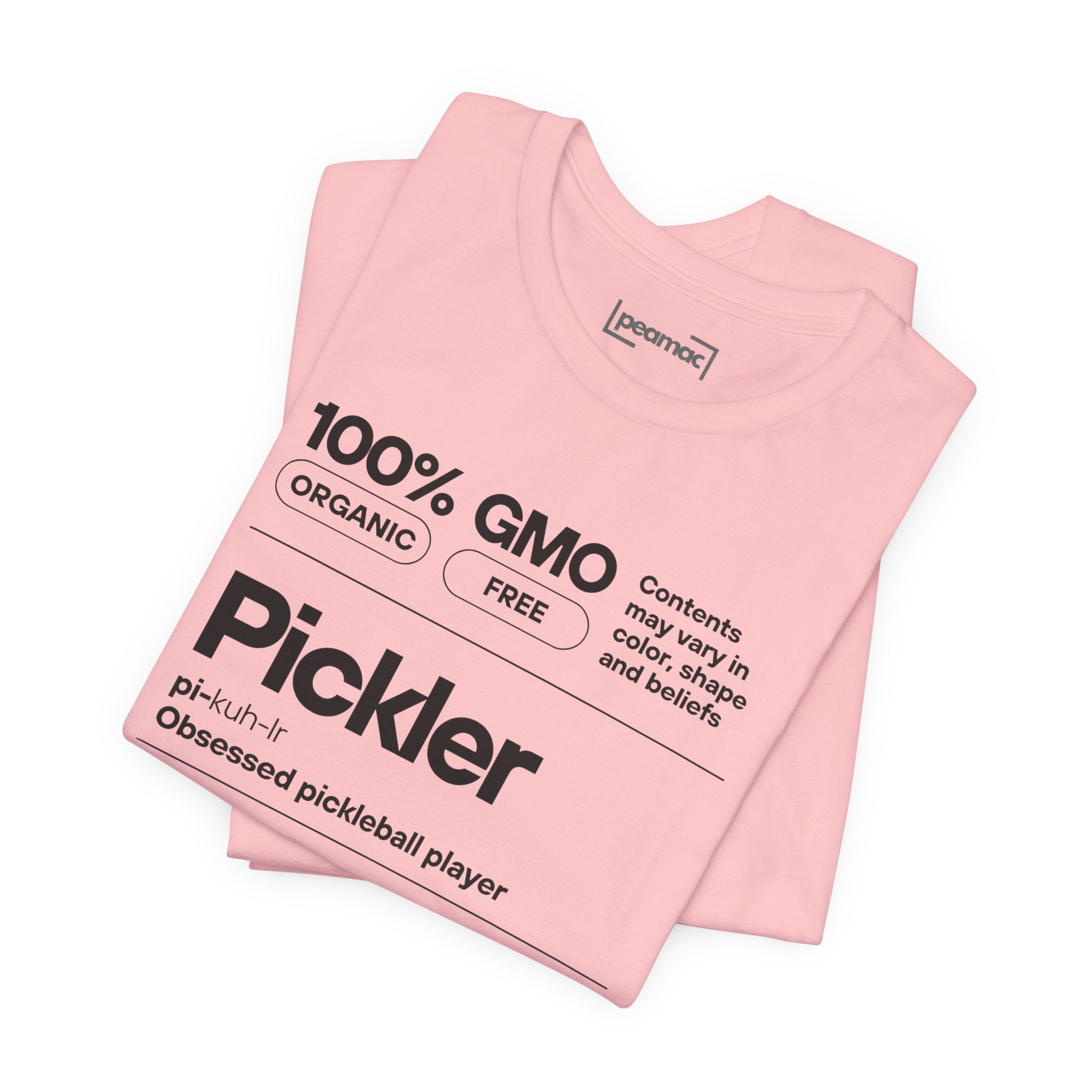 Women's Pickler Funny Definitions T-Shirt |  Pickleball Tee | Lightweight  Activewear | Black Text - Gift for Players & Fans