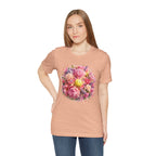 Peony Pickleball Tee — Premium Cotton Unisex T-Shirt