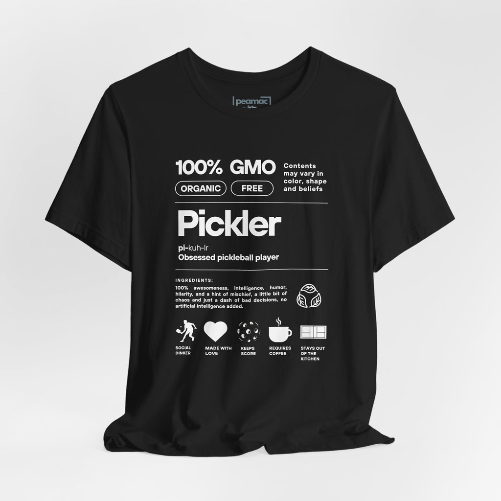 Pickler Funny Definitions T-Shirt - Men's Pickleball Tee - Premium Lightweight Activewear