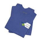 Personalized pickleball T-shirt with custom name and club graphics, featuring a paddle design for active sports enthusiasts.